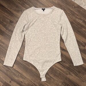 Express Light Gray Bodysuit